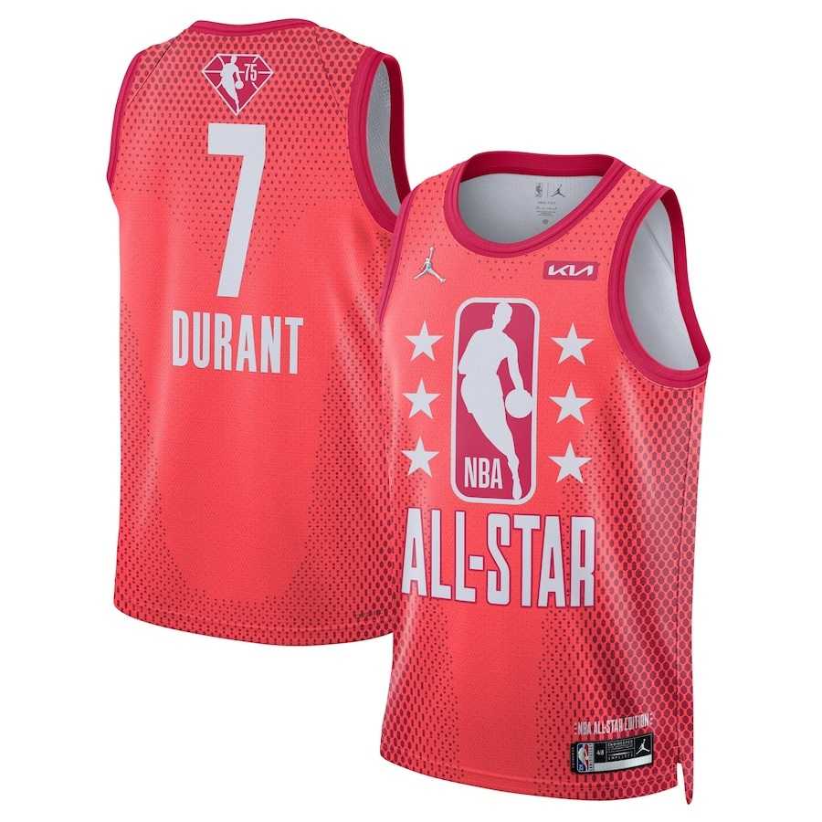Nets 7 Kevin Durant Red 2022 NBA All-Star Jordan Brand Swingman Jersey,We sell and wholesale Nets 7 Kevin Durant Red 2022 NBA All-Star Jordan Brand Swingman Jersey on line form chian!